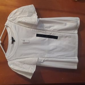 Banana Republic Knit Eyelet Top